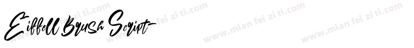 Eiffell Brush Script字体转换